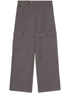 AMBUSH pantalon ceinturé à poches cargo - Gris