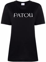 Patou t-shirt en coton biologique à logo imprimé - Noir - thumbnail