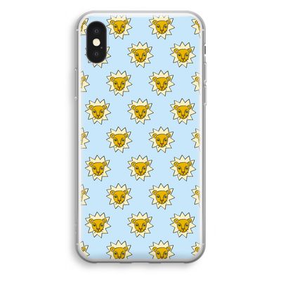 Leeuwenkoppen: iPhone X Transparant Hoesje