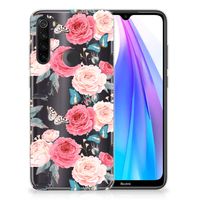 Xiaomi Redmi Note 8T TPU Case Butterfly Roses - thumbnail