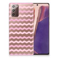 Samsung Note 20 | TPU bumper | Waves Roze Samsung Note 20 | TPU bumper | Waves Roze