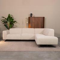 LABEL51 Hoekbank 'Rodano' Rechts, Elite stof, kleur Naturel