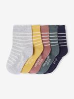 Set van 5 paar sokken voor babyjongens marineblauw