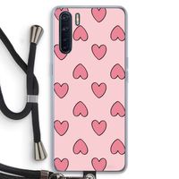 Ondersteboven verliefd: Oppo A91 Transparant Hoesje met koord