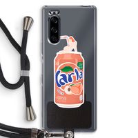S(peach)less: Sony Xperia 5 Transparant Hoesje met koord