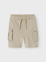 Name it zomer short jongens - cargo - taupe - Nkmollie