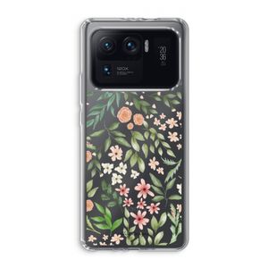 Botanical sweet flower heaven: Xiaomi Mi 11 Ultra Transparant Hoesje