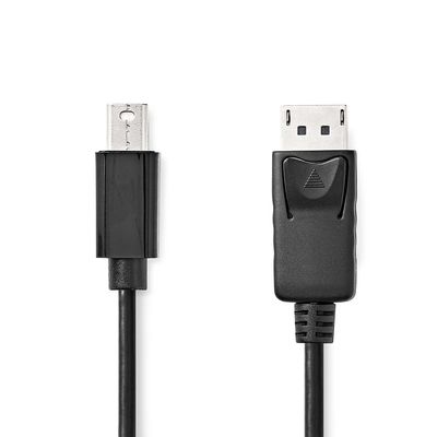 Nedis CCGL37400BK20 DisplayPort kabel 2 m Mini DisplayPort Zwart