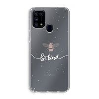 Be(e) kind: Samsung Galaxy M31 Transparant Hoesje