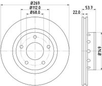 Remschijf 8DD355128951