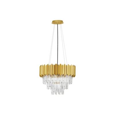 Lyora HanglampMagnolia goud en kristal Ø 50cm - 9824075