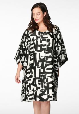 Yoek Jurk BODIL | Wit | Maat 54/56
