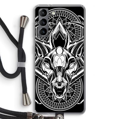 Oh Deer: Samsung Galaxy S21 Transparant Hoesje met koord