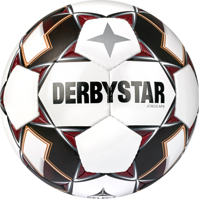 Derbystar Voetbal ATMOS APS V22 1105 wit zwart rood