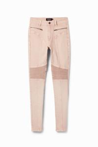 Slim fit biker jeans - RED - 42