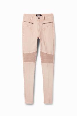 Slim fit biker jeans - RED - 40