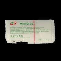 Mollelast Elastisch hydrofiel windsel 4m x 8cm 1 Stuks