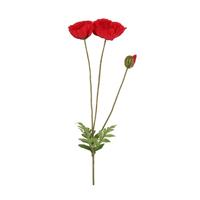 Kunstbloem Papaver Rood