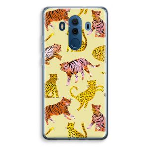 Cute Tigers and Leopards: Huawei Mate 10 Pro Transparant Hoesje