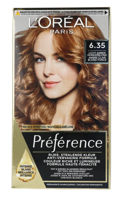 L&apos;Oréal Paris Preference 6.35 Licht Amber Donkerblond