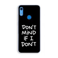 Don't Mind: Huawei Y6s Transparant Hoesje
