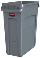 Afvalbak rubbermaid slim jim vt 60l grijs