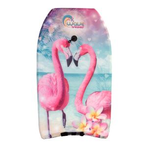 Bodyboard flamingo vogel print 83 cm - Surfplank - Drijfplank - Zwemplank - Waterspeelgoed