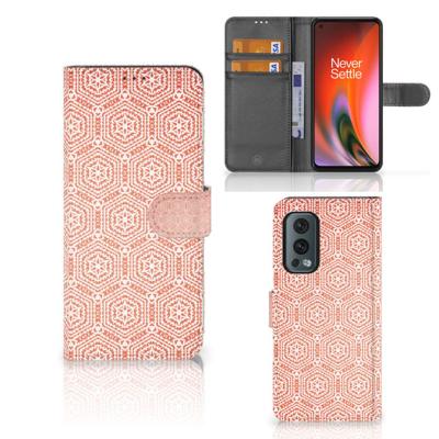 OnePlus Nord 2 5G | Telefoon Hoesje | Pattern Orange