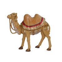 1x Kamelen miniatuur beeldjes 13 cm dierenbeeldjes   -