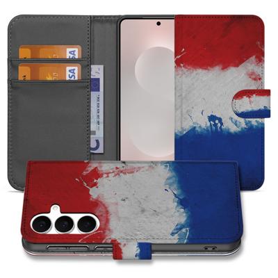 Samsung Galaxy S25 FE | Bookstyle Case | Nederlandse Vlag Met Pasjes