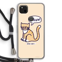 Miauw: Pixel 4a Transparant Hoesje met koord