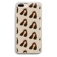 Bonjour mon amour: iPhone 7 Plus Transparant Hoesje