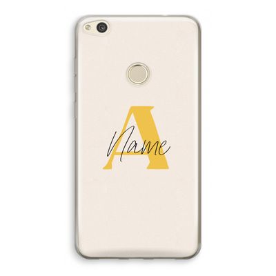 Amber Script: Huawei Ascend P8 Lite (2017) Transparant Hoesje