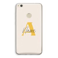 Amber Script: Huawei Ascend P8 Lite (2017) Transparant Hoesje