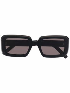 Saint Laurent Eyewear lunettes de soleil à monture rectangulaire - Noir