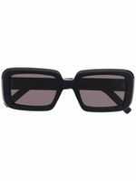 Saint Laurent Eyewear lunettes de soleil à monture rectangulaire - Noir