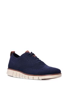 Cole Haan baskets Zerogrand Wingtip en mesh - Bleu