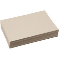 Creativ Company Gerecycled karton, a4, vel 210x297 mm, 225 gr, grijs bruin, 125 vel/ 1 doos