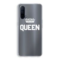 Queen zwart: OnePlus Nord CE 5G Transparant Hoesje