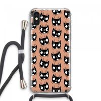 Kat: iPhone XS Max Transparant Hoesje met koord