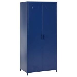 Beliani - VARNA - Kantoorkast - Marineblauw - Staal