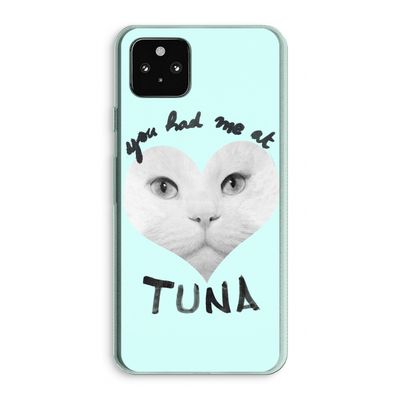 You had me at tuna: Google Pixel 5a 5G Transparant Hoesje