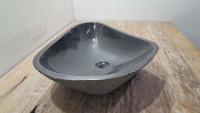 Flussstein Waschbecken RXL250343, 67x45x15 cm