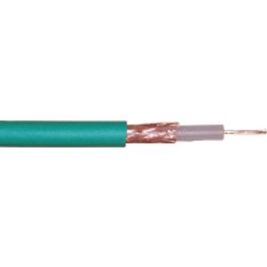 Videokab.0,6/3,7PVCg  (100 Meter) - Coaxial cable 75Ohm green Videokab.0,6/3,7PVCg