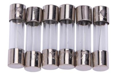 Dresselhaus glazen zekering glass fuses 5x20mm for car radio 5a/ 6 piece