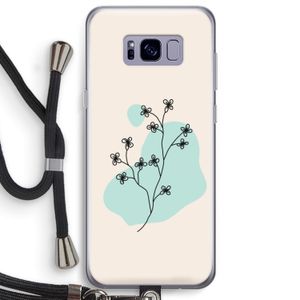 Love your petals: Samsung Galaxy S8 Plus Transparant Hoesje met koord