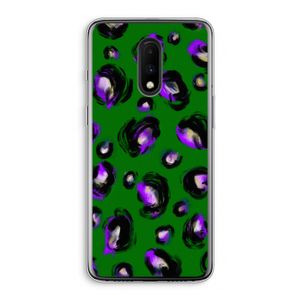 Green Cheetah: OnePlus 7 Transparant Hoesje