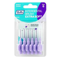 TePe TePe Interdentale Ragers Extra Soft 1.1 mm lila - 6 stuks