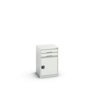 Bott Verso Schuifladenkast | 525x550x800mm | 2 Laden | 1 Deur | RAL 7035 - 16925016.16