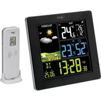 TFA Dostmann Funk-Wetterstation mit Farbdisplay SUN 2 35.1174.01 Draadloos weerstation Verwachting voor 12 tot 24 uur Aantal sensoren max.: 3 stuk(s)
